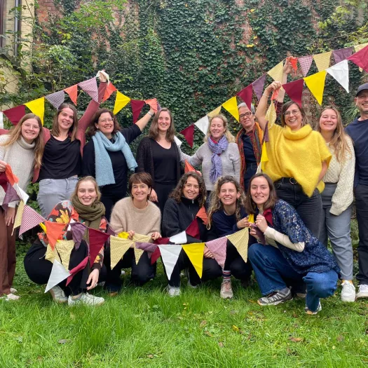 Het team van Gaston in Leuven.